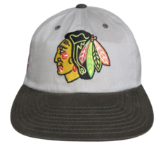 Chicago Blackhawks NHL Bud Ice Beige Gray SnapBack Hat - NEW - $13.79 CAD