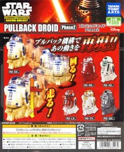 Takara Tomy Star Wars Characters Gacha Galaxy Pullback Droid Phase 2 Full Set - £39.53 GBP