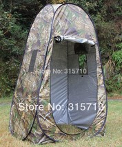 Portable Privacy Shower Toilet Camping Pop Up Tent Camouflage/UV function - £35.77 GBP