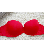 Mozhini fashion smooth half cup super push up bra 32 34 36 AB gathering ... - $25.00