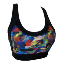 Kyodan Sports Bra Sz S Racerback Lightweight Charm Color Block Athletic - £11.12 GBP