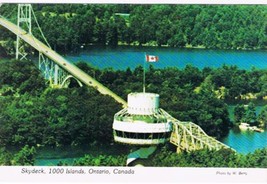 Ontario Postcard 1000 Islands Skydeck And Bridge - £1.71 GBP