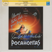 CGC SS Walt Disney Princess Pocahontas SIGNED Irene Bedard Movie Photo w/ Quote - £158.26 GBP