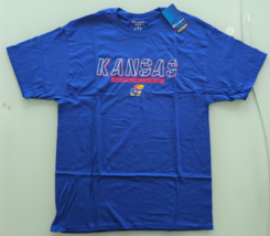 Champion Mens Kansas Jayhawks Perimeter Short Sleeve Shirt Sz L NWT - £14.24 GBP