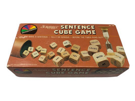 Scrabble Sentence Cube Game 1983 Vintage Selchow &amp; Righter Co. Complete  - £14.94 GBP