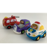 VTech Go! Go! Smart Wheels Vehicles Police Fire Truck Hot Rod Lot Lights... - $33.78 CAD