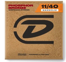 Jim Dunlop Phosphor Bronze Americana Strings for Mandolin 11/40 - Set - ... - $9.00
