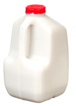 Dollhouse Miniature - Gallon Jug of Milk - Red Top - 1/12 Scale - £5.62 GBP