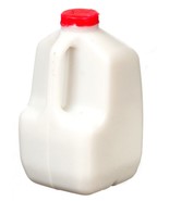 Dollhouse Miniature - Gallon Jug of Milk - Red Top - 1/12 Scale - $6.99
