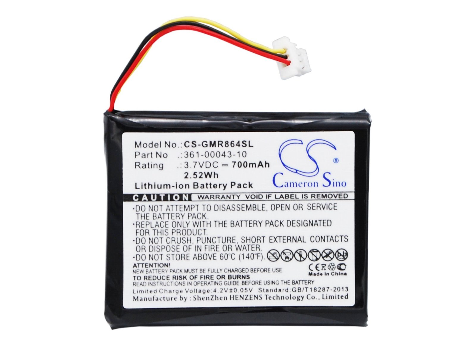 700mAh Replacement Battery for Garmin Delta Delta Handheld Delta Sport D... - $16.66