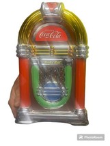 Coca Cola 11.25&quot; Coke &amp; A Song Jukebox Cookie Jar #41512.01 Gibson Rock ... - £33.55 GBP