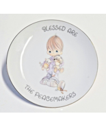 Precious Moments Blessed Are the Peacemakers Plate in Box Porcelain 1999... - £7.04 GBP