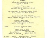 Hotel Casa Blanca Lunch Menu Montego Bay Jamaica British West Indies 1950 - £38.77 GBP