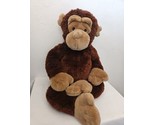 Toys R Us Koala Baby Monkey Plush Stuffed Animal Brown Tan Large Jumbo 27&quot; - £19.40 GBP