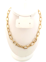 Charming Charlie Women&#39;s Fashion Necklace Gold Tone Adjustable Chain Choker - £13.23 GBP