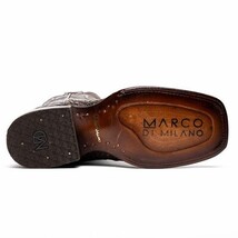 TUCSON Genuine Caiman Belly Skin Cowboy Boot from the Western CollectionAged Bro image 5