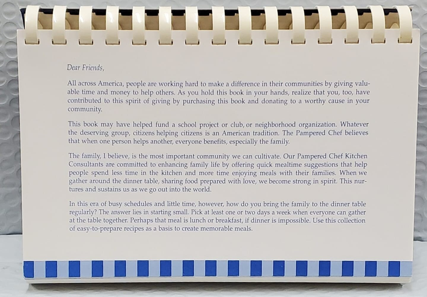 Recipes from the Heart Cookbook by The Pampered Chef Kitchen Item image 3