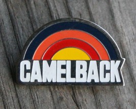 1980&#39;s CAMELBACK Enamel Ski Pin Poconos Pennsylvania Travel Skiing Rainbow - £19.98 GBP