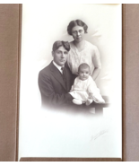 Vintage 1914 Family Photograph 6 Month Old Baby Boy Christmas 6 x 10&quot; - $9.89