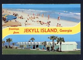 GREETINGS from JEKYLL ISLAND GEORGIA * Multi-View Not Posted  chrome - $5.89
