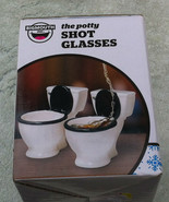 Bigmouth the Potty shot glasses (toilet), new - $16.00