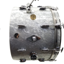Gretsch 22 x14 Bass Drum 4247  USA Square Badge Tom 60s/70s White Pearl - £443.80 GBP