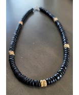 Natural Black Coconut Shell With Light Brown Coconut Shell Hawaiian Neck... - $259.89 MXN