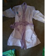 VTG NWT RARE 80&#39;s Naqui Robe House Purple Floral Flowers w/ belt # M Med - $1,051.82 MXN
