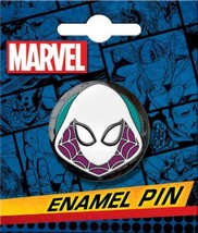 Marvel Comics Spider-Gwen Head and Mask Thick Metal Enamel Pin NEW UNUSED - $7.84