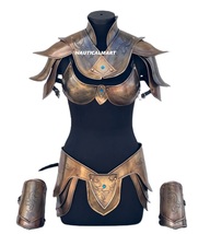 Queen of the Elven&quot; Polished Steel Medieval Lady Armor Suit- Female Armo... - $7,337.52 MXN
