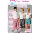 McCall Pattern Company M6933 Misses/Mens/Teen Boys Shorts, One Size - $14.73
