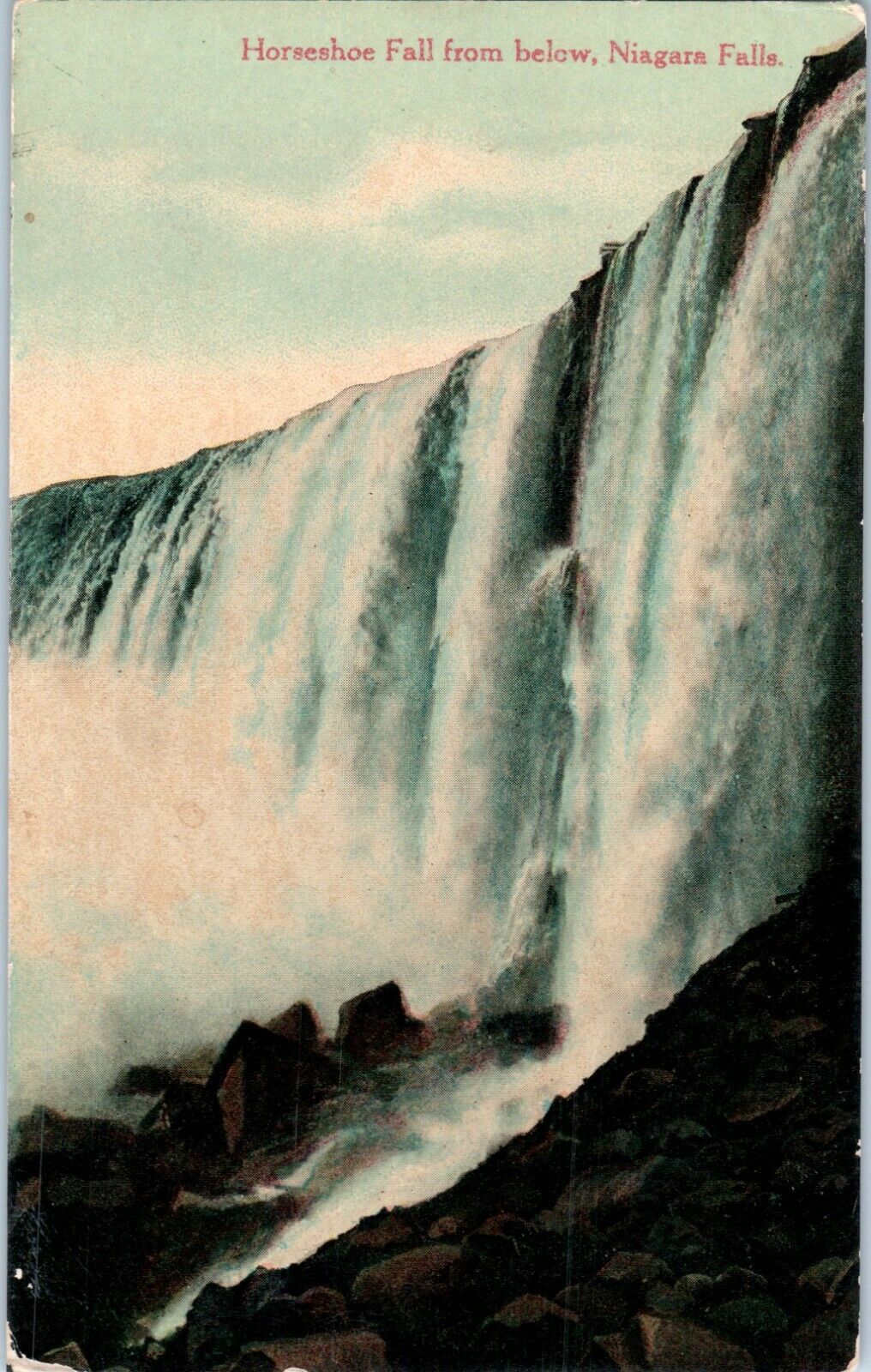 Horseshoe Fall from Below, Niagara Falls. New York Postcard - $3.67