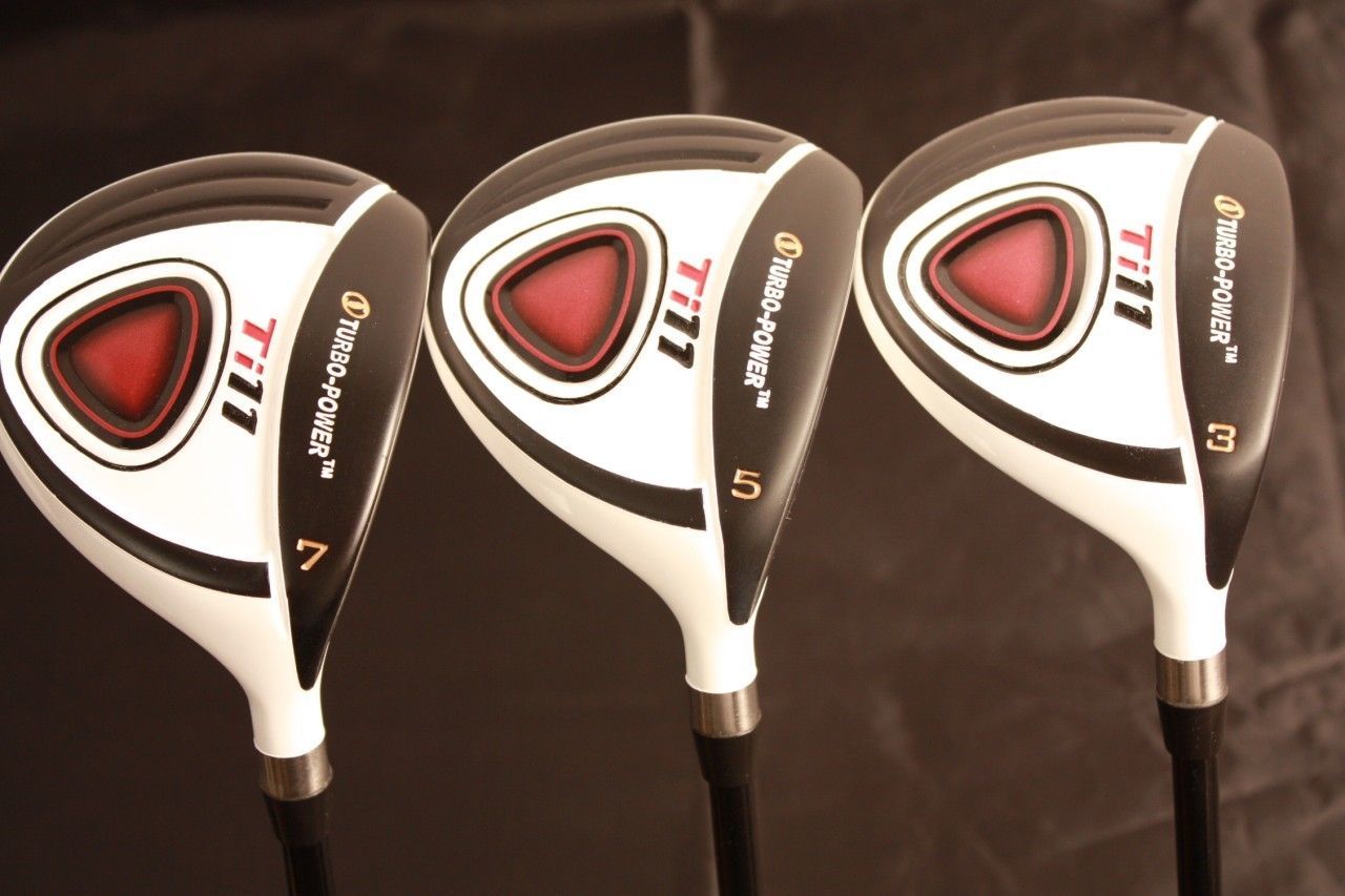 BIG TALL +1" XL CUSTOM MADE FAIRWAY 3 5 7 REGULAR GOLF CLUBS TAYLOR FIT WOOD SET - $260.87