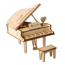 Robotime Classic 3D Wooden Puzzle Kit - Grand Piano - £31.34 GBP