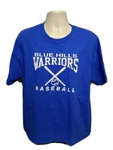 Blue Hills Warriors Baseball Adult Blue XL TShirt - $369.45 MXN