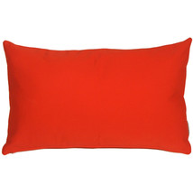 Sunbrella Logo Red 12x19 Outdoor Pillow, with Polyfill Insert - £40.05 GBP
