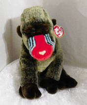 2001 TY Beanie BUDDY Plush CHEEKS Baboon Monkey Ape - 100% Tylon - £14.93 GBP