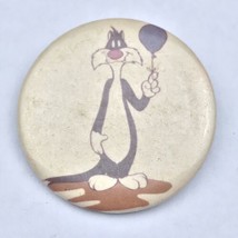 Sylvester The Cat Holding Balloon Vintage Pin Button Pinback - £9.83 GBP