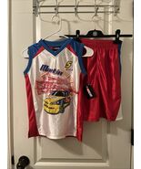 NASCAR #5 Mark Martin Sleeveless Shirt &amp; Shorts Set Boys Size S (6/7) - $45.53 CAD