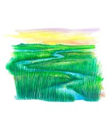 Coastal Marsh Grass with Creek Decal Sticker for Car/Truck Windows Phones - $129.84 MXN+
