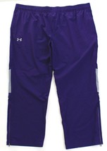 Under Armour Purple UA Tech Squad Woven Warm Up Track Pants Men&#39;s NWT - £47.54 GBP