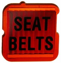 1968-1971 Corvette Lens Fasten Seat Belts Warning - £10.85 GBP