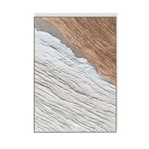 Abstract Canvas Oil Painting Handmade Thick Texture Wall Art For Home Bedroom - £74.73 GBP