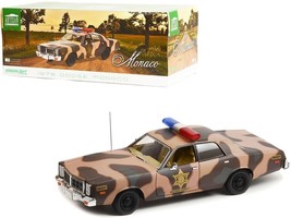 1978 Dodge Monaco Brown Camouflage &quot;Hazzard County Sheriff&quot; 1/18 Diecast... - $90.33