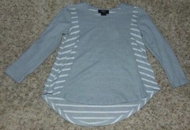 Girls Sweater It&#39;s Our Time Gray Long Sleeve Lightweight-size M 10/12 - $14.85