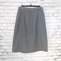 Vintage David Craig Sportswear LTD. Skirt Womens 14 Gray Zip Up Pockets - $29.99