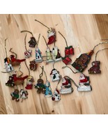 25pcs Mini Christmas Ornaments for Mini Christmas Tree vintage santa gin... - $23.62 CAD
