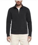 Banana Republic Mens Sweatshirt Black Quarter Zip Long Sleeves Heavyweig... - $883.81 MXN