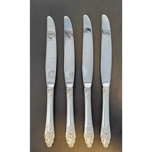 4 Onieda Community EVENING STAR Dinner Knives VTG 1950&#39;s Stainless Blade - $429.49 MXN