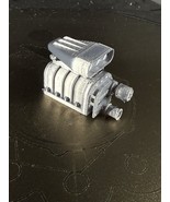 Supercharger Blower V8 Rc Car model engine 3D printed 1:10 scale Silver ... - $26.50